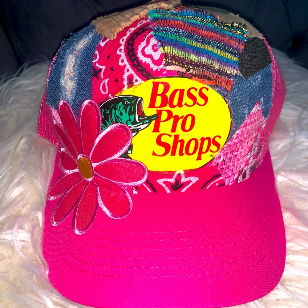 Custom Patchwork Bass Pro Shops Hat